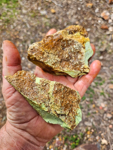 Lime magnesite rough.  LMR 137