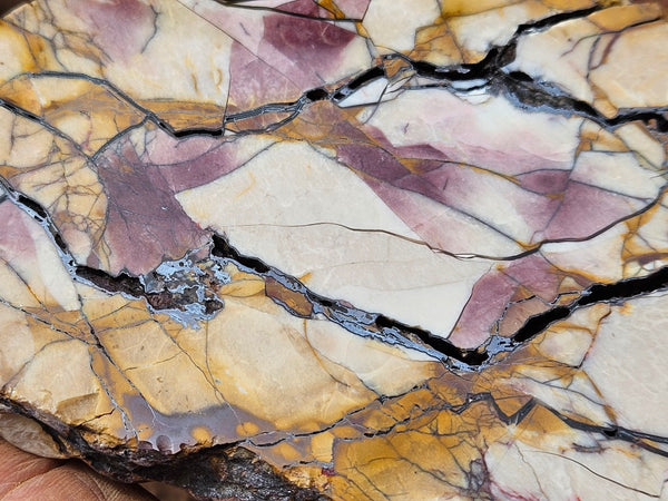 Polished Brecciated Mookaite slab BM344