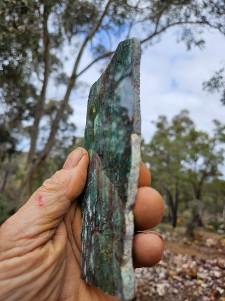 Polished Prase slab PS273