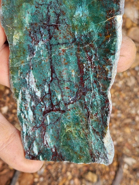 Polished Prase slab PS273