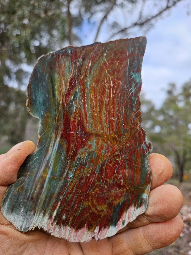 Polished Prase slab PS274