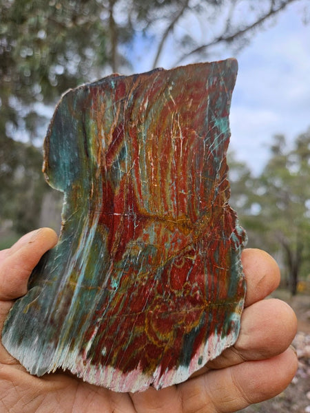 Polished Prase slab PS274
