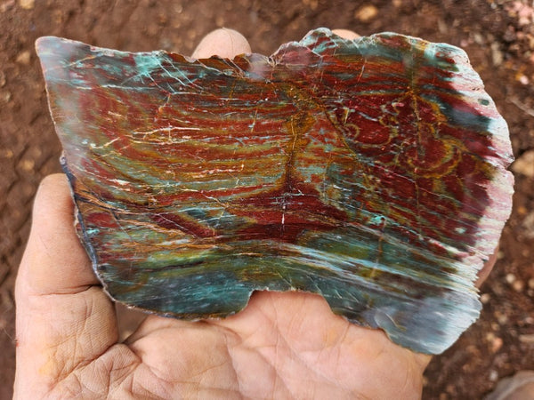 Polished Prase slab PS274
