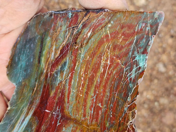 Polished Prase slab PS274