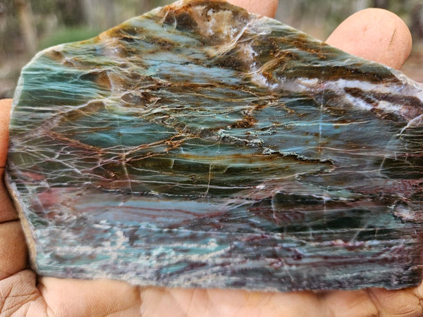 Polished Prase slab PS275