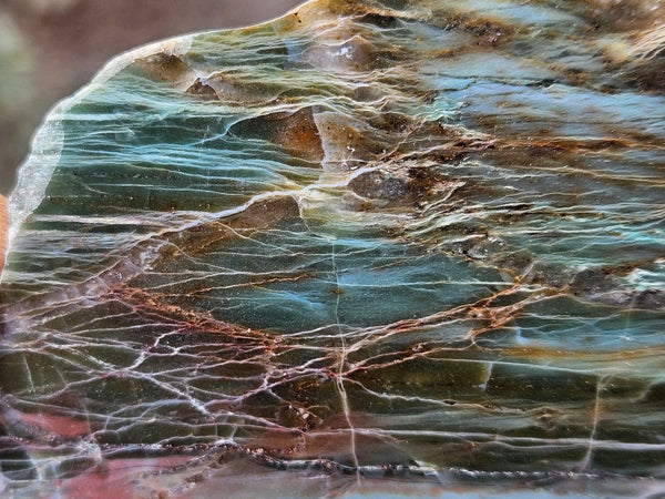 Polished Prase slab PS275