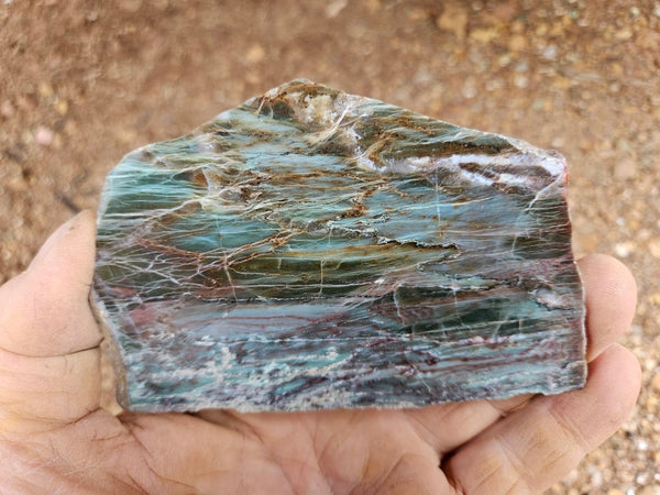 Polished Prase slab PS275