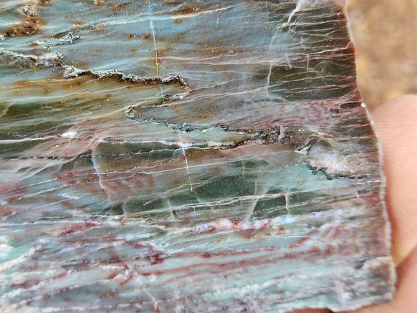 Polished Prase slab PS275