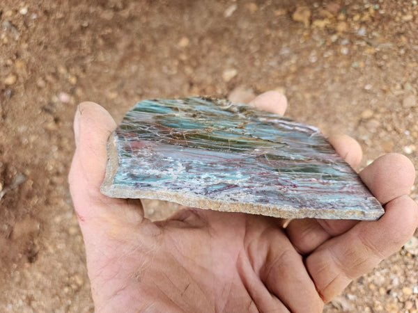 Polished Prase slab PS275