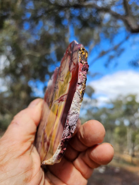 Polished  Mookaite slab MK608