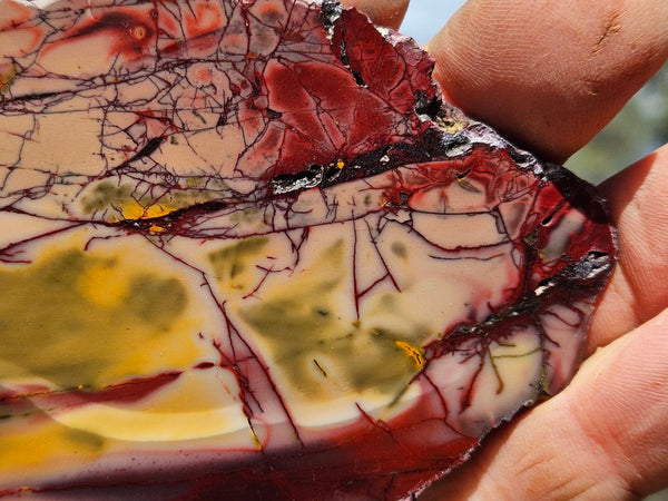 Polished  Mookaite slab MK608