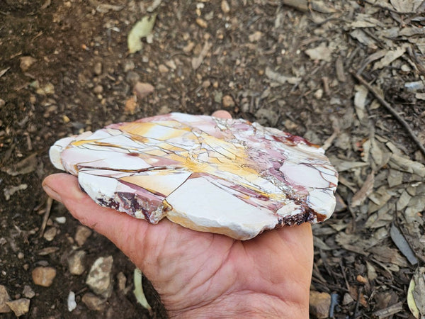 Polished Brecciated Mookaite slab BM345