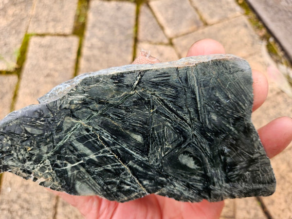 Polished Komatiite slab KOM108