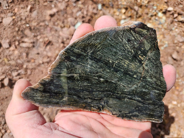 Polished Komatiite slab KOM109