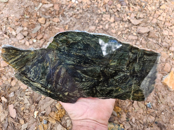 Polished Komatiite slab KOM110