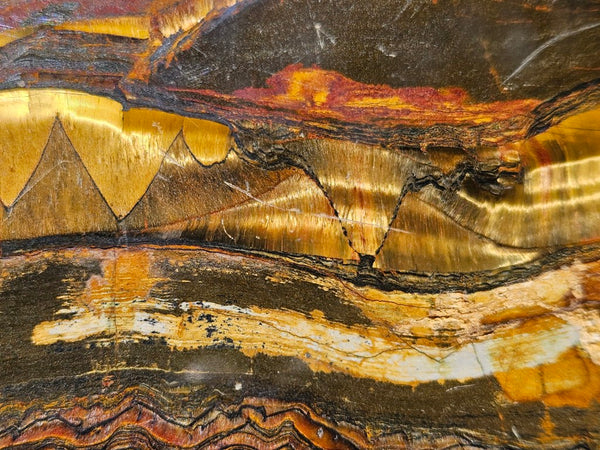 Polished Tiger Eye slab TE501