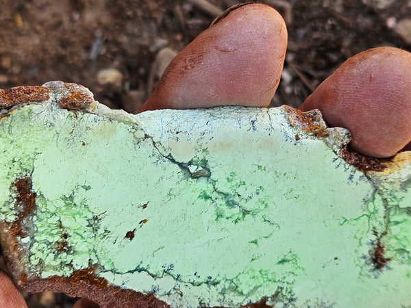 Polished Magnesite slab. MAP227