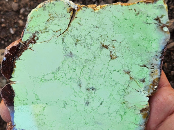 Polished Magnesite slab. MAP228