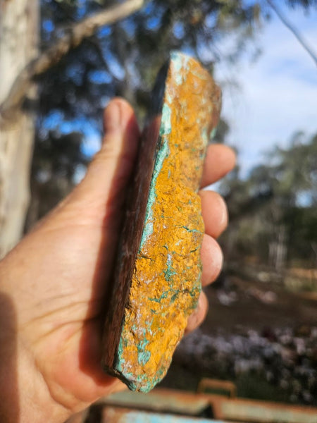 Polished De Grussa copper ore .  CO151