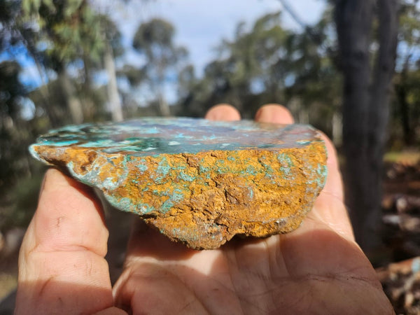 Polished De Grussa copper ore .  CO150