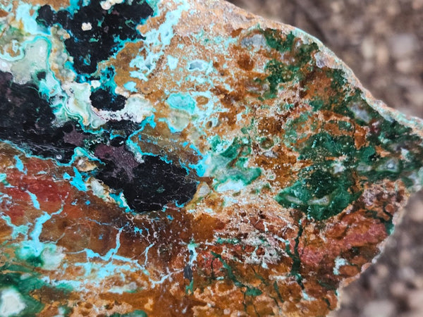Polished De Grussa copper ore .  CO150