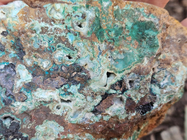 Polished De Grussa copper ore .  CO150