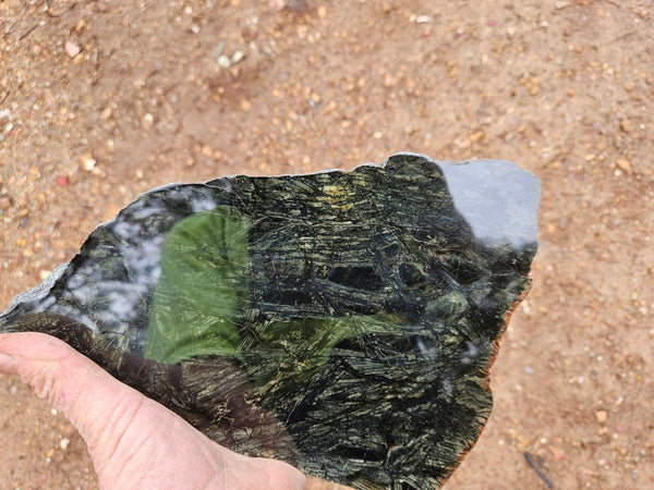 Polished Komatiite slab KOM118    John