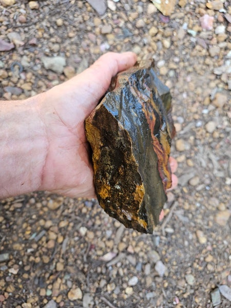 Marra Mamba Tiger Eye rough rock TER103