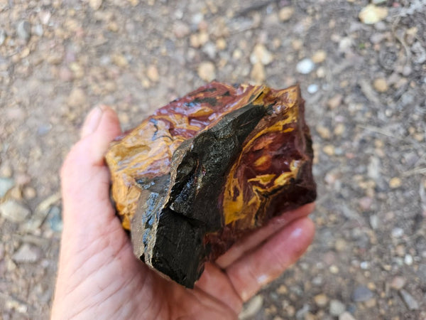 Marra Mamba Tiger Eye rough rock TER104