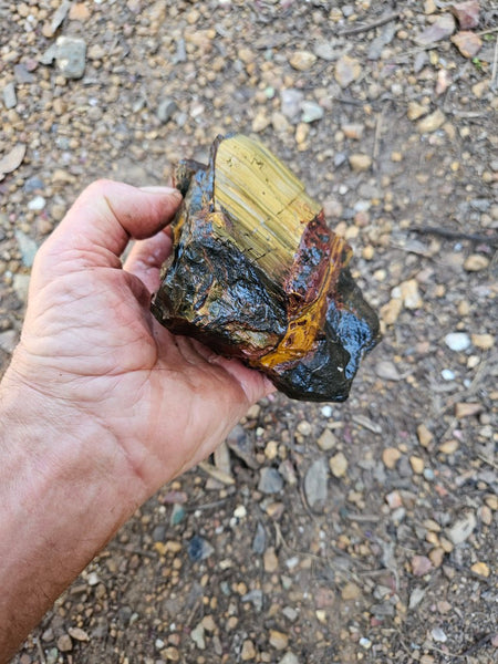 Marra Mamba Tiger Eye rough rock TER104