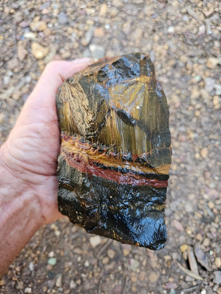 Marra Mamba Tiger Eye rough rock TER106