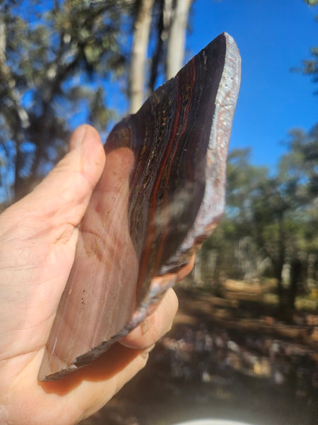 Polished Tiger Iron slab TI422