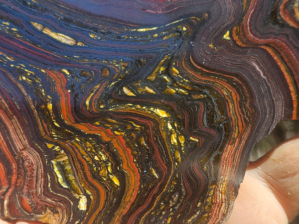Polished Tiger Iron slab TI423