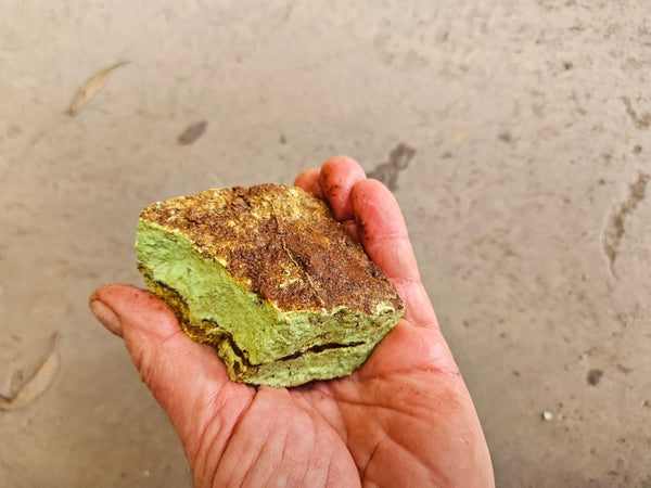 Lime magnesite rough.  LMR 141