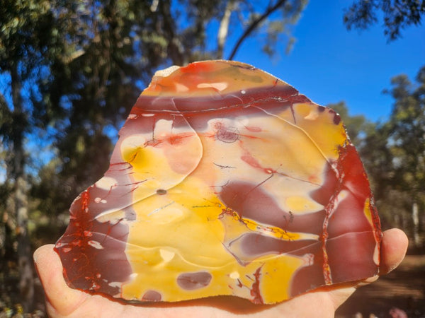 Polished  Mookaite slab MK609