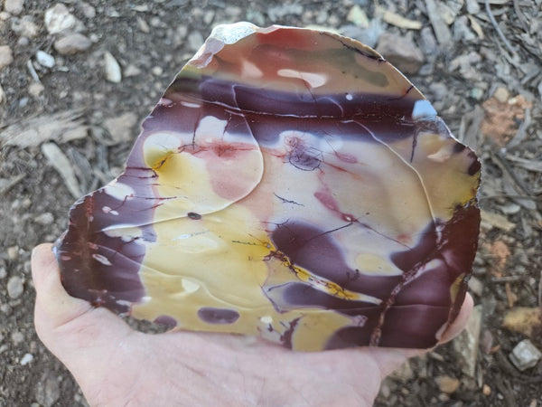 Polished  Mookaite slab MK609