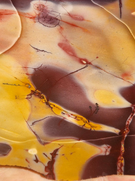 Polished  Mookaite slab MK609