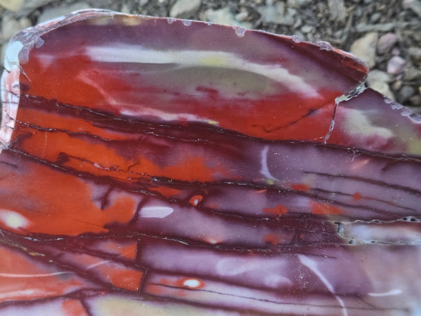 Polished  Mookaite slab MK610