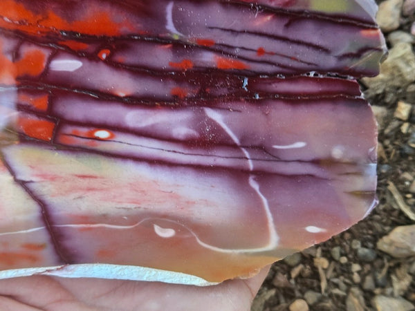 Polished  Mookaite slab MK610