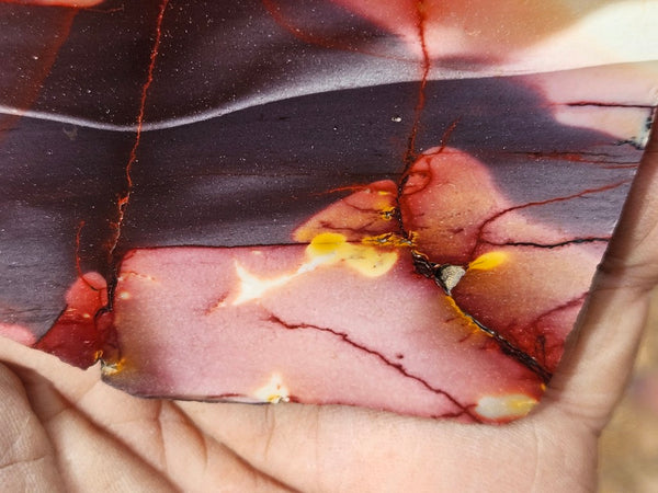 Polished  Mookaite slab MK611