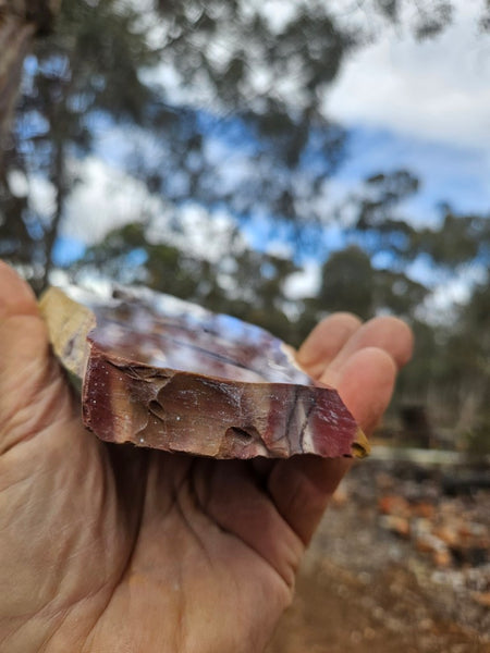 Polished  Mookaite slab MK613