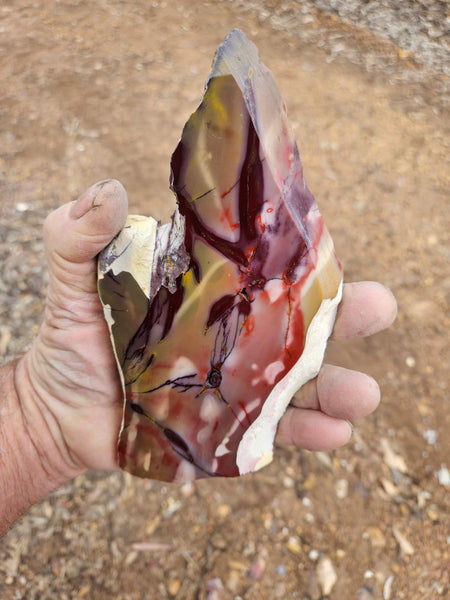 Polished  Mookaite slab MK613