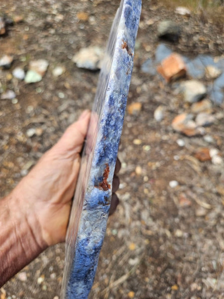 Polished Blue Lepidolite slab BL265