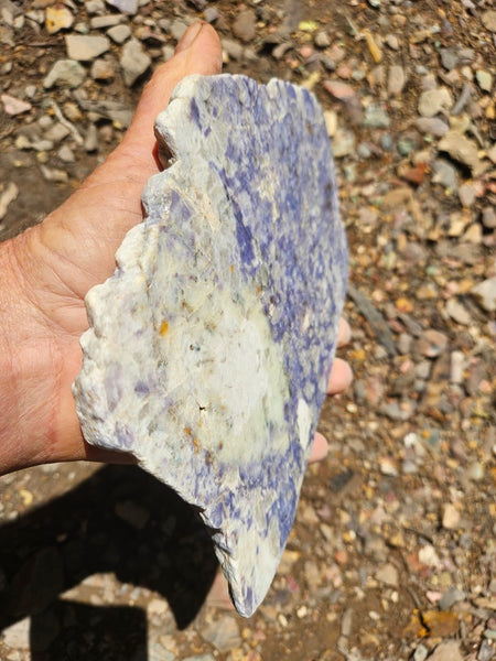 Polished Blue Lepidolite slab BL265