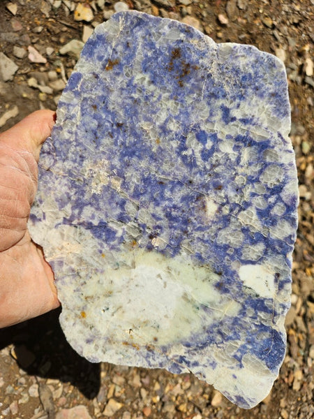 Polished Blue Lepidolite slab BL265
