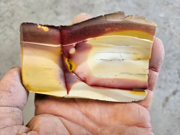 Polished  Mookaite slab MK612