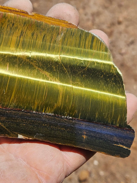 Polished Tiger Eye slab TE503