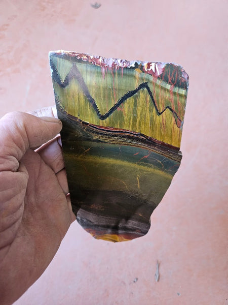 Polished Tiger Eye slab TE504