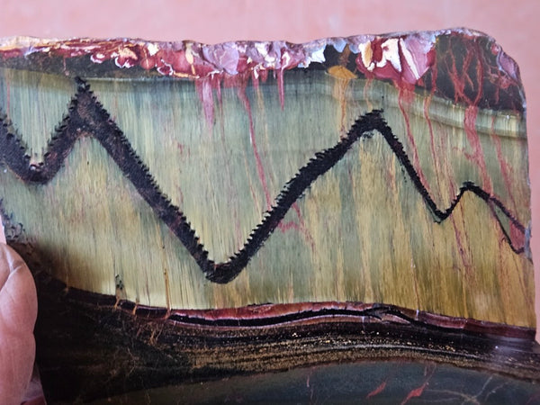 Polished Tiger Eye slab TE504