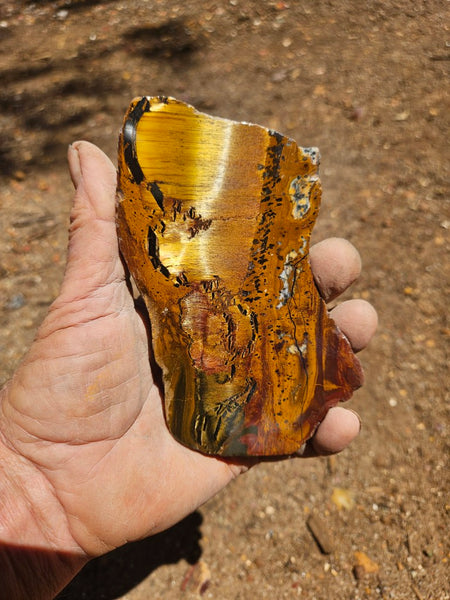 Polished Tiger Eye slab TE505